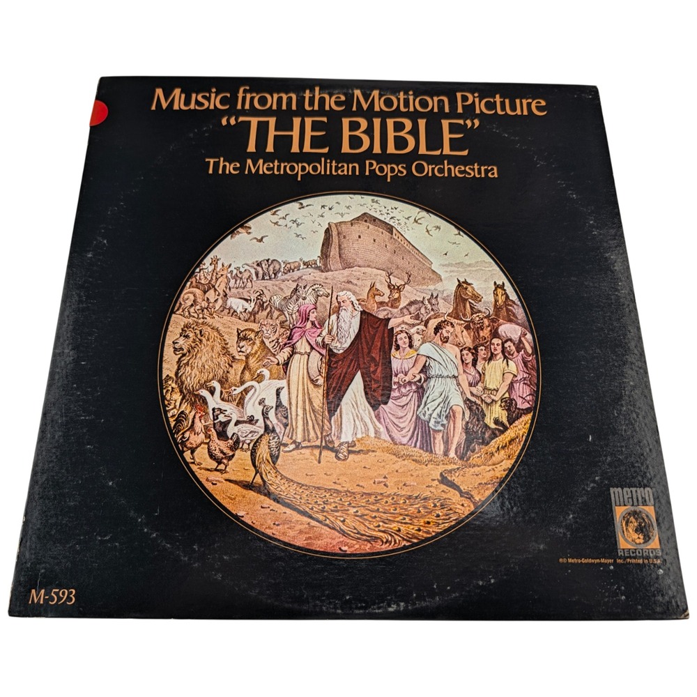 The Bible Music Metropolitan Pops Henri Rene Metro M593 1966 Mono Vinyl LP